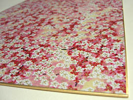 二つ折り色紙"昼桜"