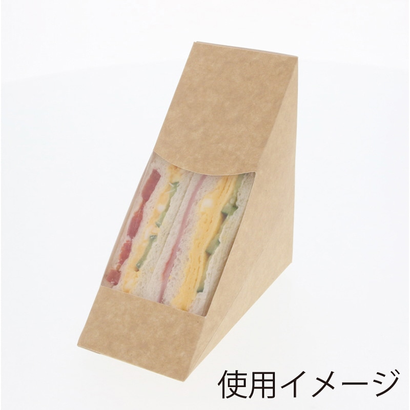 HEIKO 窓付サンドBOX 60 クラフト 25枚/束