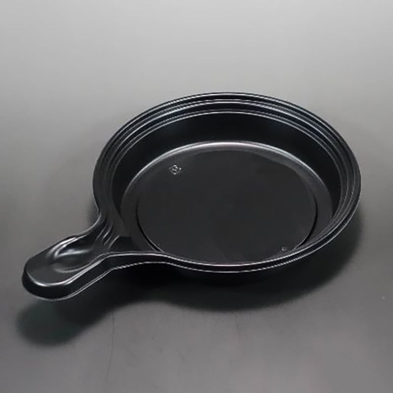 エースパック テイクアウト容器 スキレット 本体 大 黒 50個/袋