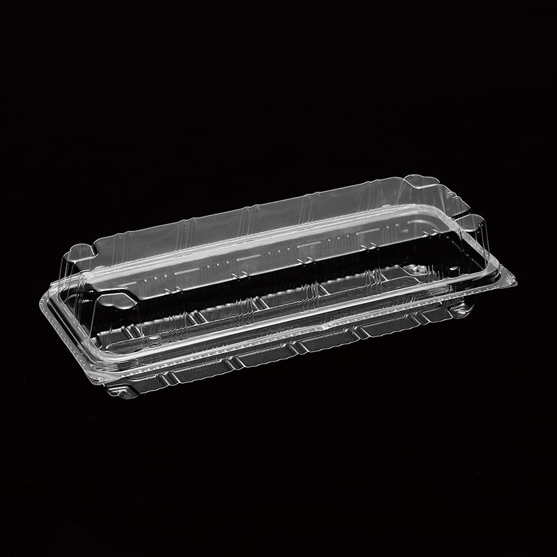 デンカポリマー 食品容器 フードパック(嵌合タイプ) サンドイッチ用 OPSW21-9(50) 50枚/袋