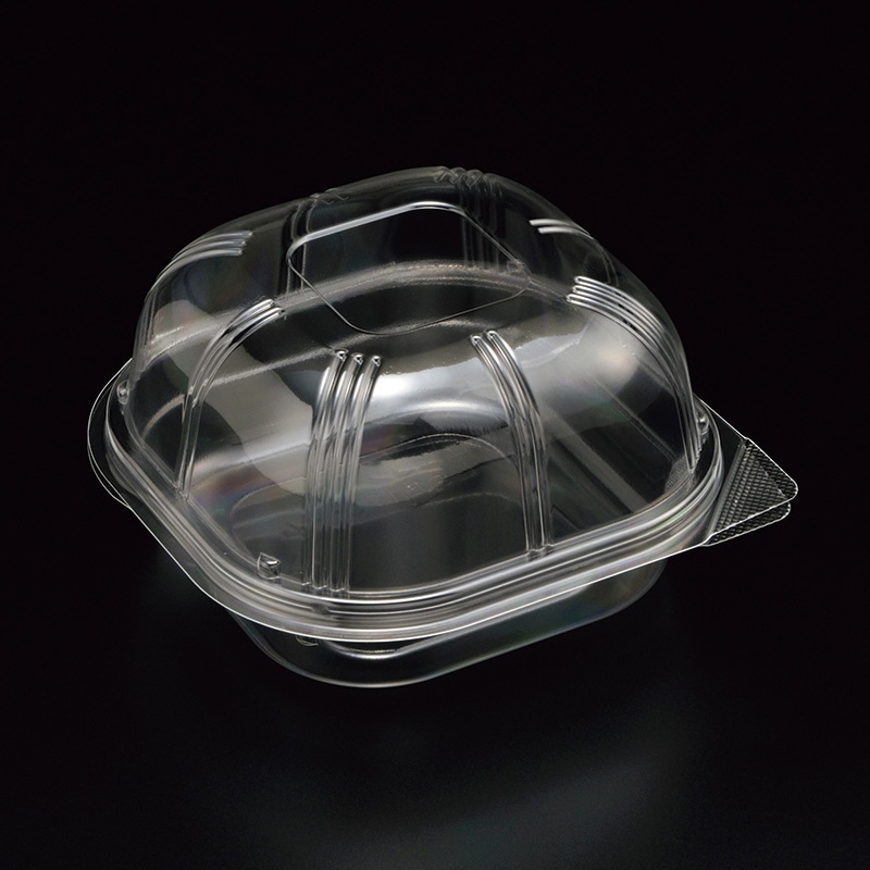 スミ 食品容器 ユニコン LS-角135ドーム 透明 100枚/袋