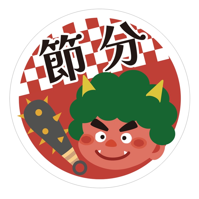 HEIKO 季節行事シール 節分 36片/束